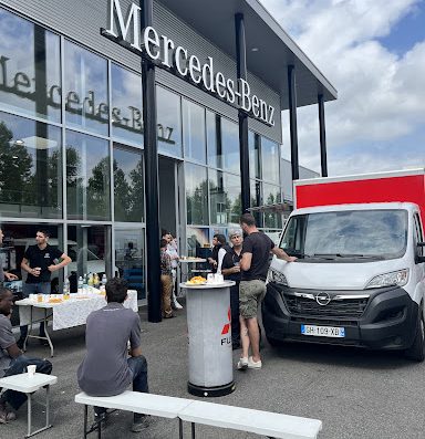 Foodtruck Barbecue Ambulant à la braise