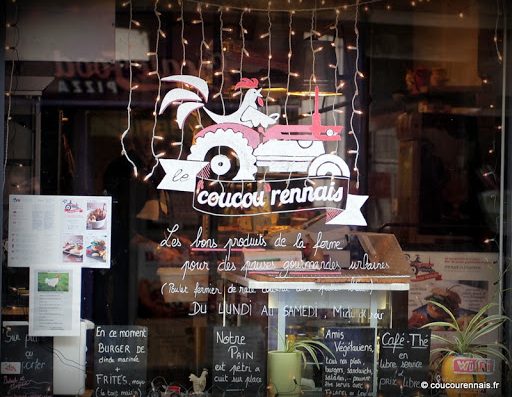 Le Coucou Rennais c'est un restaurant bio et local à Rennes. Burger maison