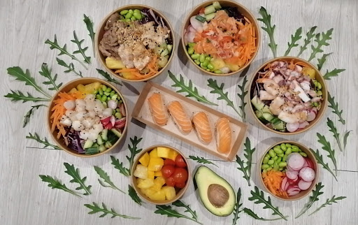 Livraison& Emporté de poke bowl à Rennes. 100% protéines