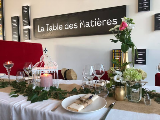 La Table des Matières restaurant de la bibliothèque Alexis de Tocqueville propose petits-déjeuners