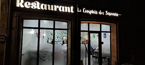 Restaurant au Puy-en-Velay - Le comptoir des saveurs. Cuisine traditionnelle avec des produits locaux et de saison. Restaurant au centre du Puy en Velay.