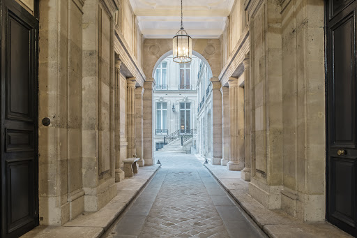 A luxury 5 star boutique hotel in the heart of Paris. A private entrance and authentic Parisian experience. Rooms on higher floors feature views of Parisian monuments and sights.