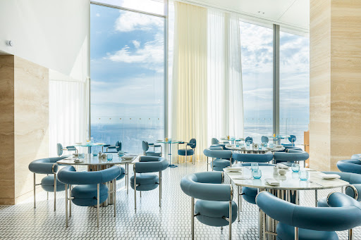 Enjoy stunning panoramic views at the Riviera Restaurant whilst taking a gastronomic journey with Mauro Colagreco’s take on local flavours and dishes.