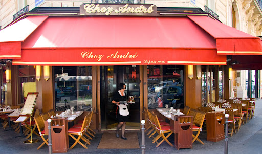 Bistro années 30 situé à deux pas de «l’Etoile» et de la plus belle avenue du monde «Les Champs Elysées»